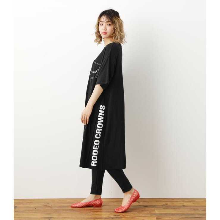 loin. ワンピース レギンス付キTシャツワンピース2[品番：BJLW0018813]｜RODEO