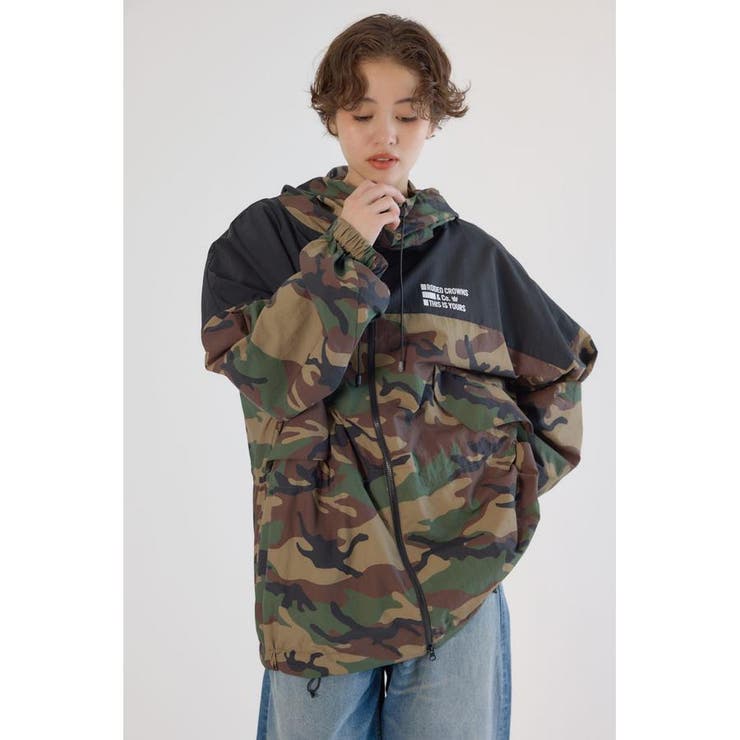 迷彩 | (UNISEX)RCSワイドマウンテンパーカー | RODEO CROWNS WIDE BOWL
