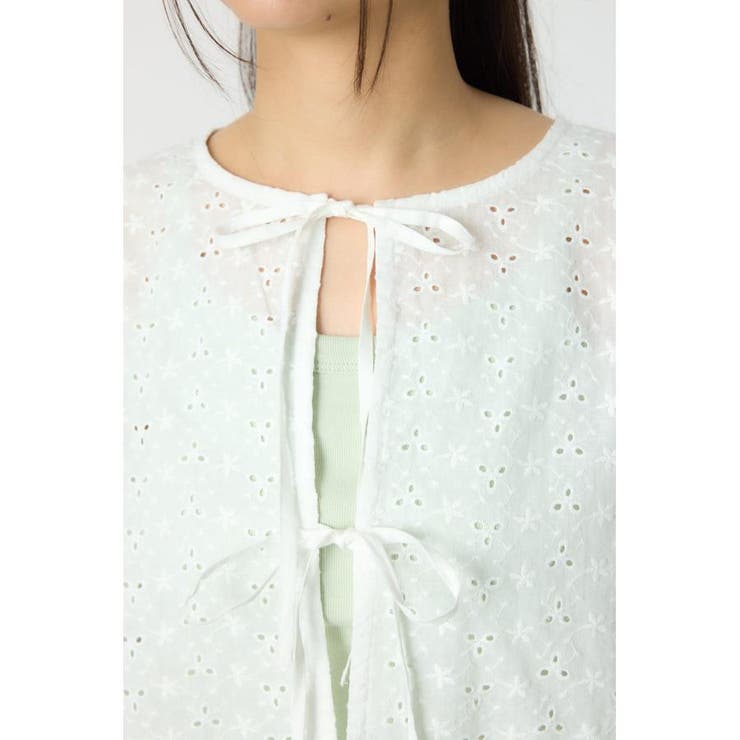 ノーカラーレースカーディガン | RODEO CROWNS WIDE BOWL | 詳細画像11 