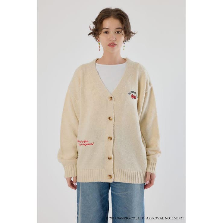 (サンリオキャラクターズ)KITTY カーディガン | RODEO CROWNS WIDE BOWL | 詳細画像9 