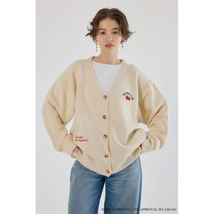 (サンリオキャラクターズ)KITTY カーディガン | RODEO CROWNS WIDE BOWL | 詳細画像5 