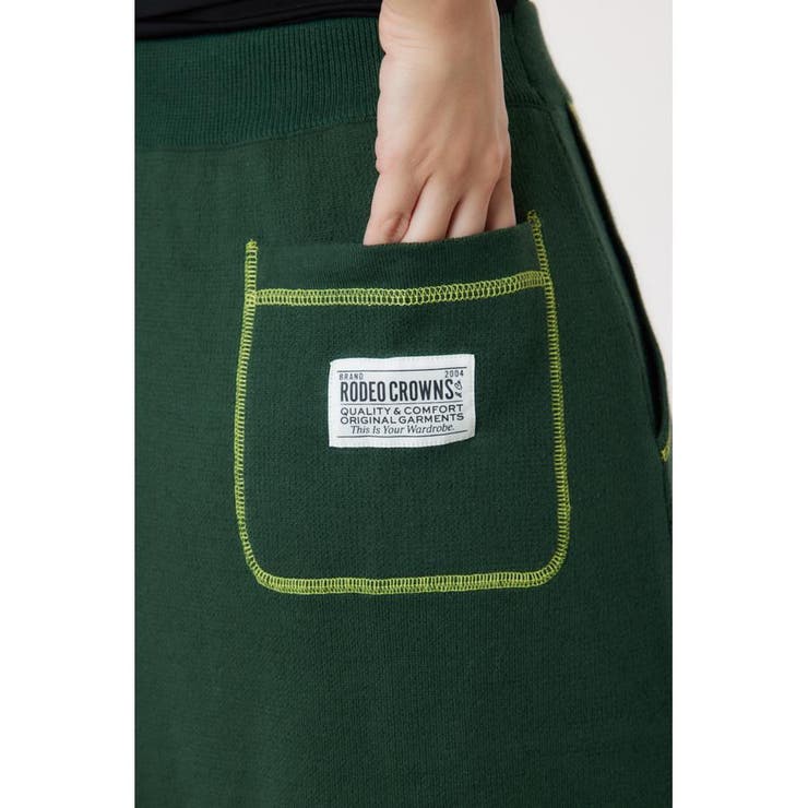 スウェットライクカラーステッチニットスカート | RODEO CROWNS WIDE BOWL | 詳細画像15 