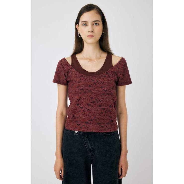 LAYERED LACE トップス | MOUSSY OUTLET | 詳細画像15 