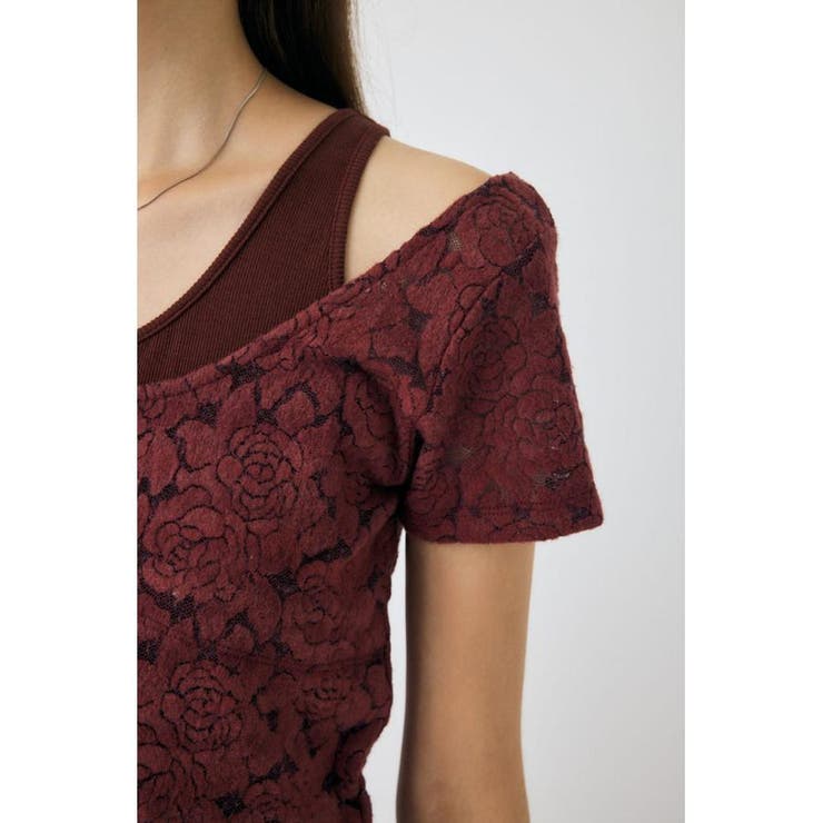 LAYERED LACE トップス | MOUSSY OUTLET | 詳細画像20 