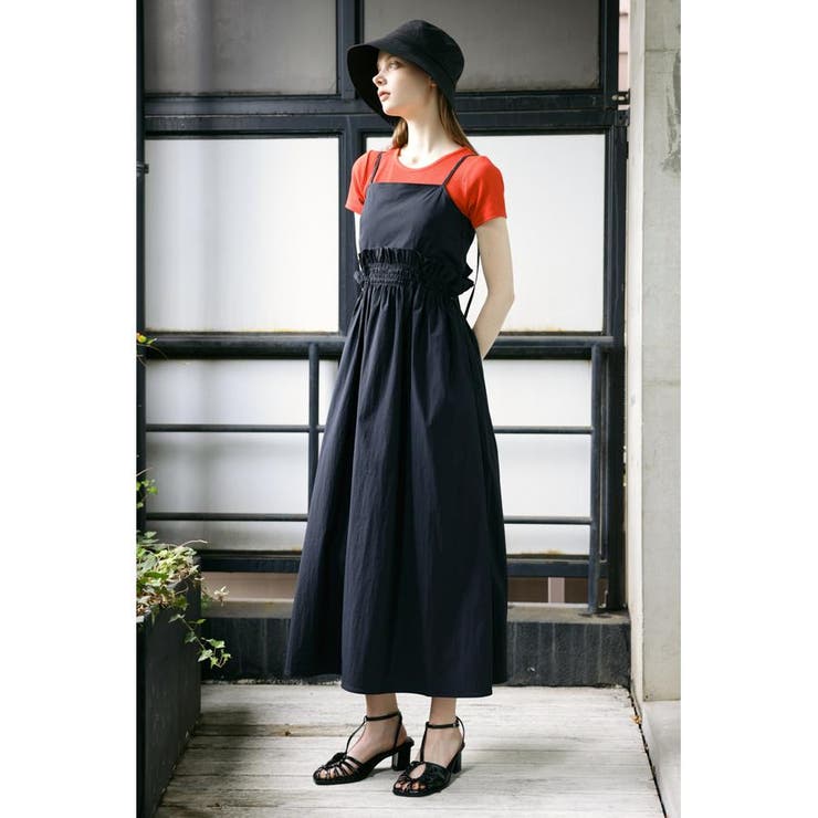 NYLON GATHER CAMI ワンピース[品番：BJLW0025833]｜SLY OUTLET