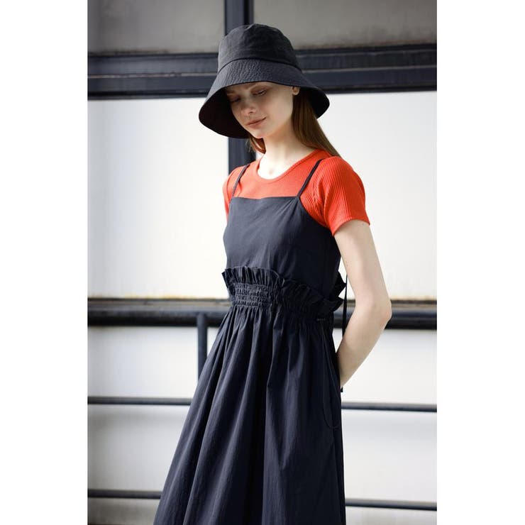 NYLON GATHER CAMI ワンピース[品番：BJLW0025833]｜SLY OUTLET