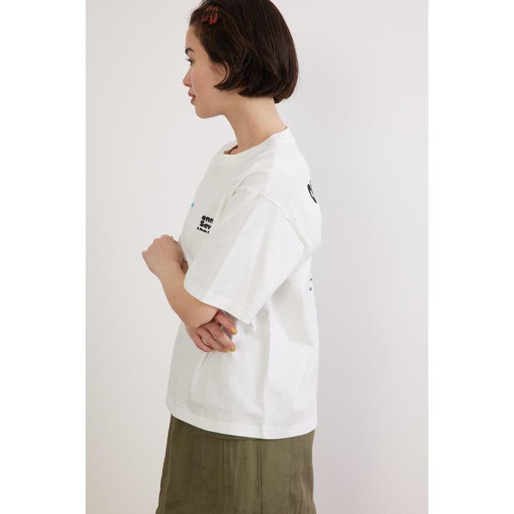 ロゴ入りTシャツセット（ホワイト・ブラウン・ホワイト パンツセット メンズ Tシャツ ロゴ オーバルD（Tシャツ/カットソー）｜DIESEL