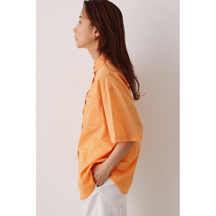 RODEO CROWNS WIDE BOWL LOGO半袖シアーシャツ L/ORG1