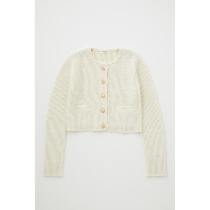 COMPACT SHAGGY ニットカーディガン[品番：BJLW0024648]｜MOUSSY 