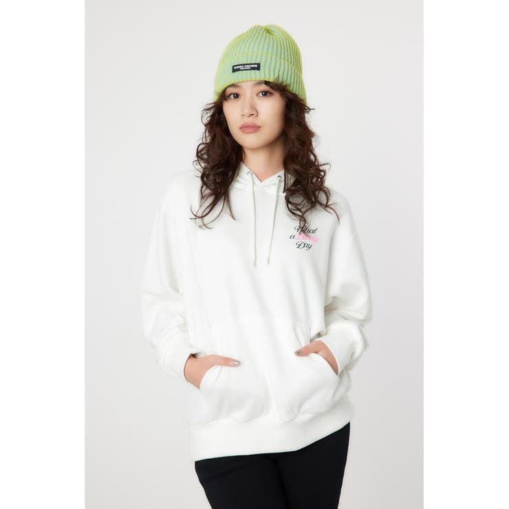 O/WHT1 | Neon Color Print パーカー | RODEO CROWNS WIDE BOWL