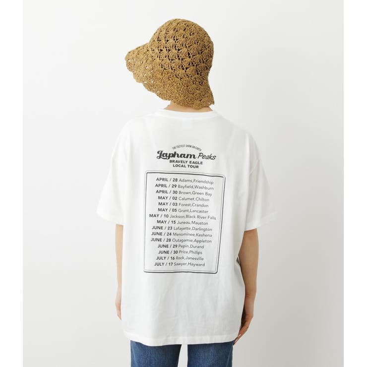 Lapham Peaks Tour Tシャツ[品番：BJLW0023243]｜RODEO CROWNS WIDE BOWL（ロデオクラウンズ ワイドボウル）のレディースファッション通販｜SHOPLIST（ショップリスト）