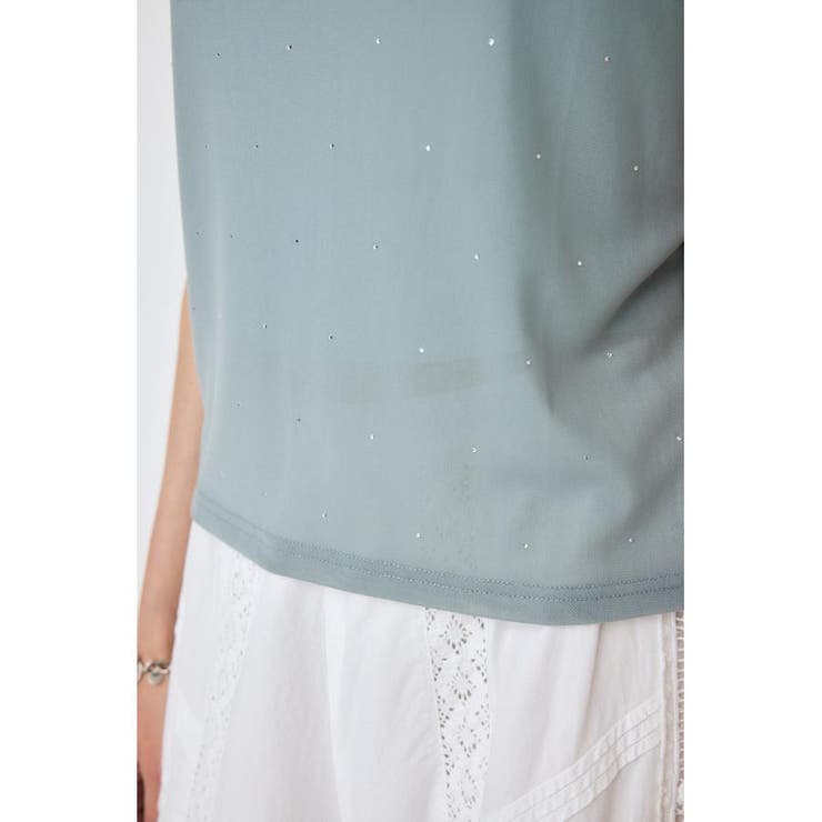 RHINESTONE SHEER Tシャツ | MOUSSY OUTLET | 詳細画像10 