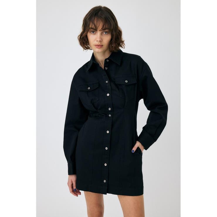 WAIST TUCK ミニドレス | MOUSSY OUTLET | 詳細画像4 