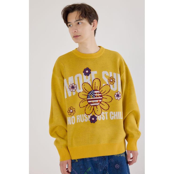 YEL | アメリカンフラワーニット | RODEO CROWNS WIDE BOWL