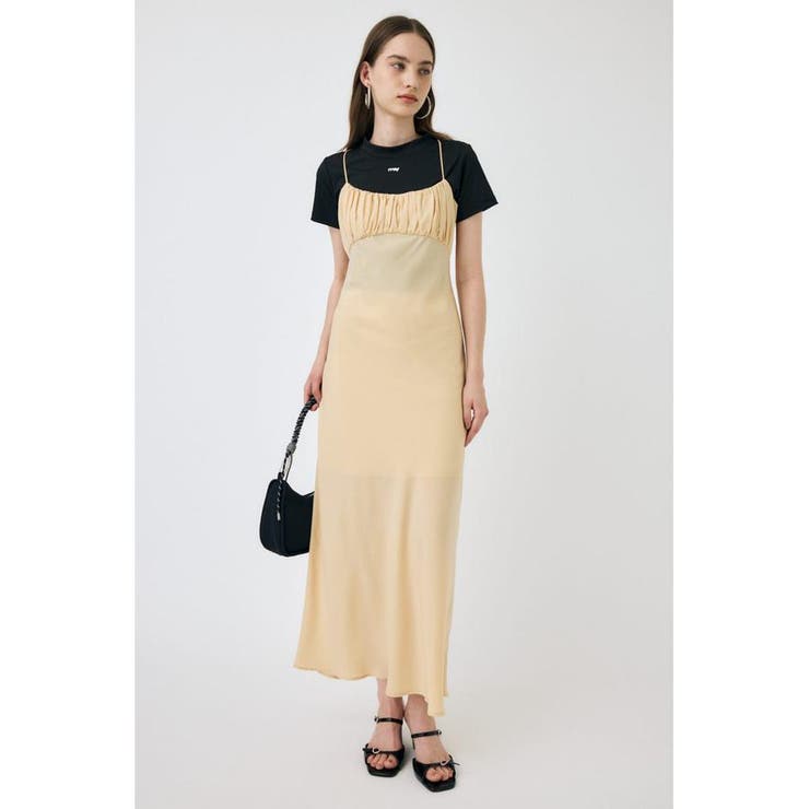 DRAWSTRING STRAP SLIP ドレス | MOUSSY OUTLET | 詳細画像6 