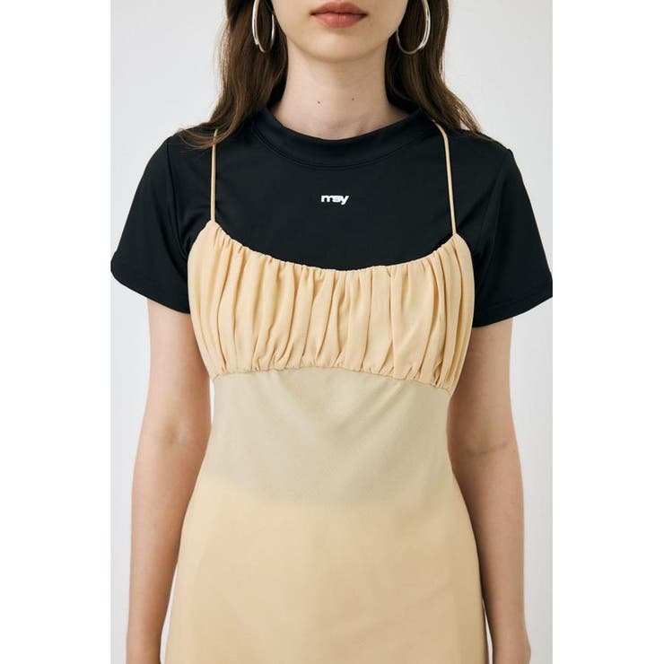 DRAWSTRING STRAP SLIP ドレス | MOUSSY OUTLET | 詳細画像10 