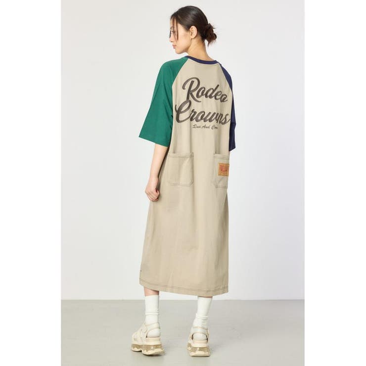 ラグランカラーステッチワンピース | RODEO CROWNS WIDE BOWL | 詳細画像25 