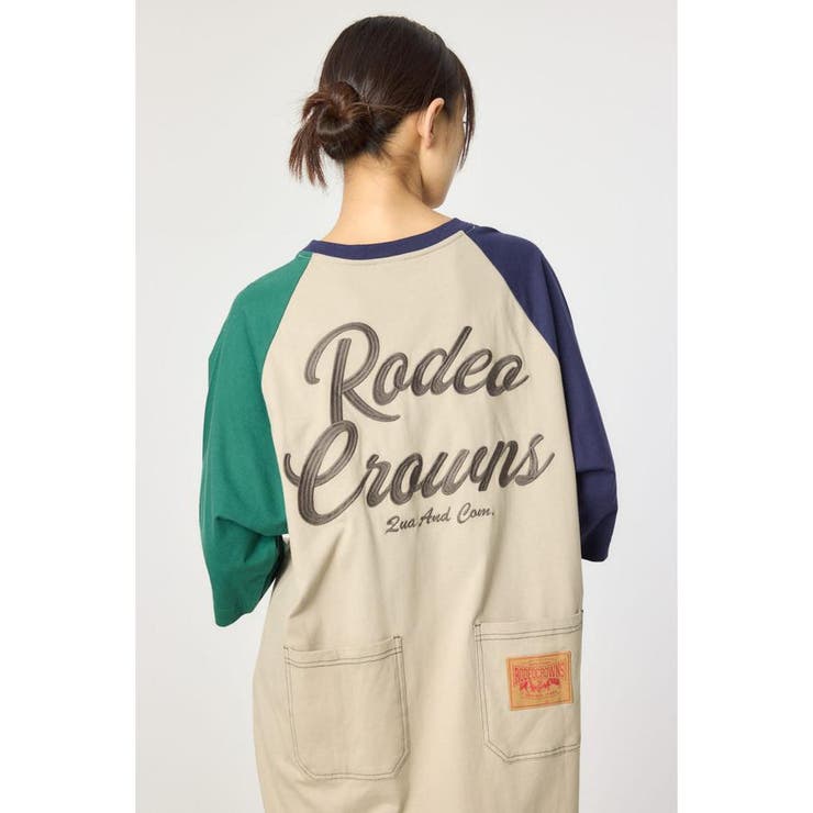 ラグランカラーステッチワンピース | RODEO CROWNS WIDE BOWL | 詳細画像27 