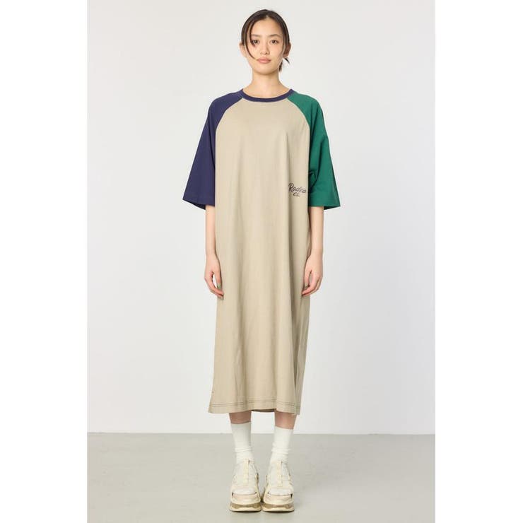 ラグランカラーステッチワンピース | RODEO CROWNS WIDE BOWL | 詳細画像28 