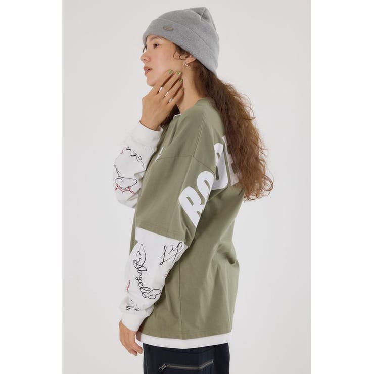 オーバーロゴレイヤードロングスリーブTシャツ | RODEO CROWNS WIDE BOWL | 詳細画像31 