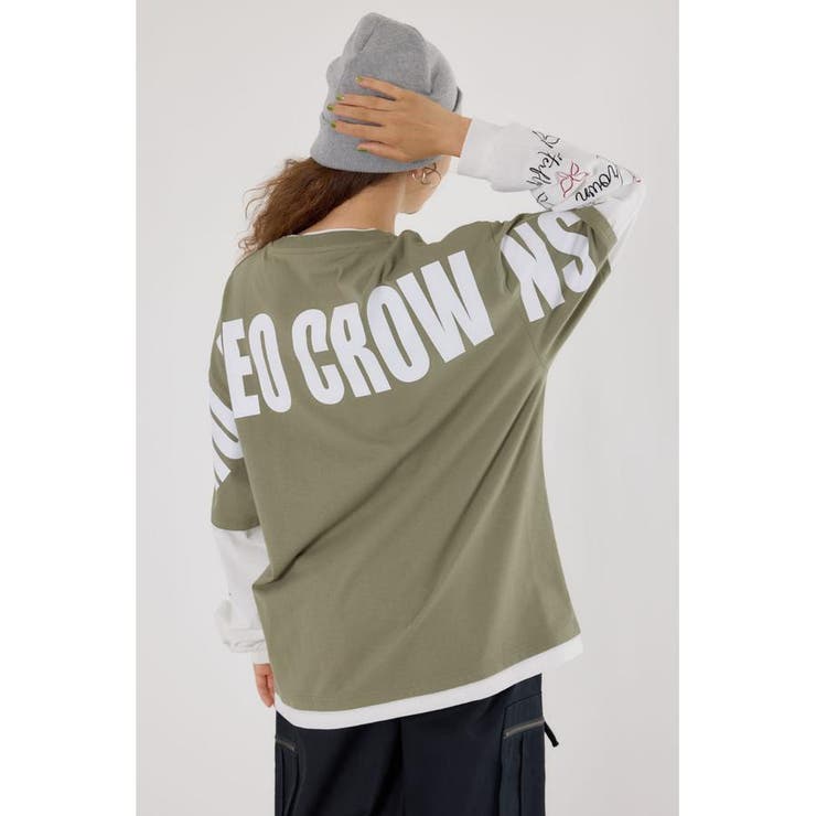 オーバーロゴレイヤードロングスリーブTシャツ | RODEO CROWNS WIDE BOWL | 詳細画像33 