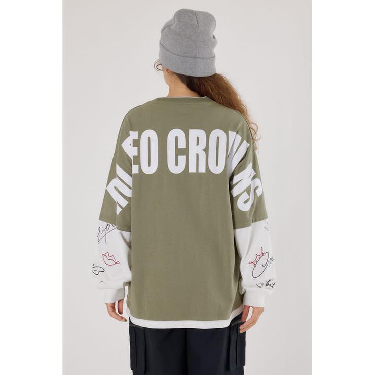 オーバーロゴレイヤードロングスリーブTシャツ | RODEO CROWNS WIDE BOWL | 詳細画像38 