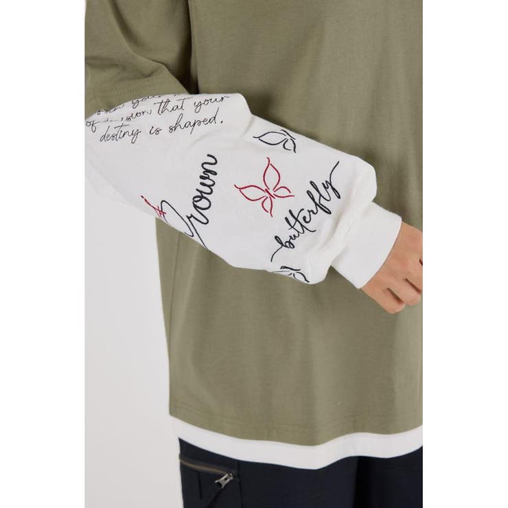 オーバーロゴレイヤードロングスリーブTシャツ | RODEO CROWNS WIDE BOWL | 詳細画像42 