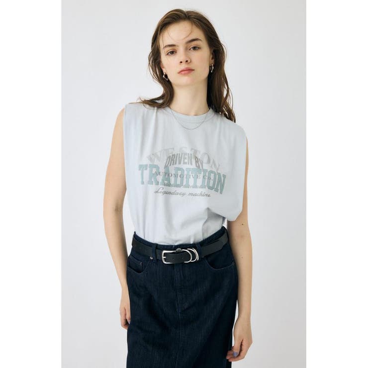 OVERLAPPING LOGOS ノースリーブ TEE | MOUSSY OUTLET | 詳細画像23 
