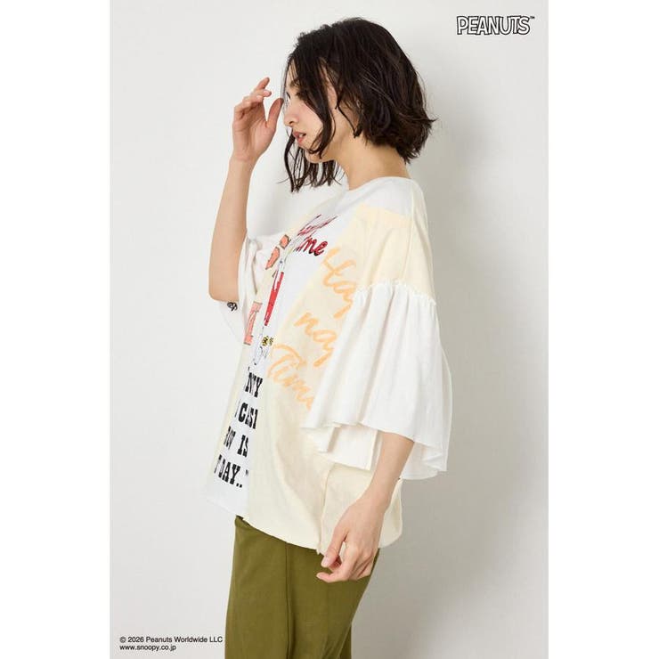 (PEANUTS)カスタムドッキングTシャツ | RODEO CROWNS WIDE BOWL | 詳細画像4 