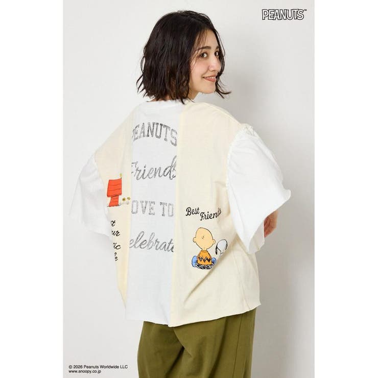(PEANUTS)カスタムドッキングTシャツ | RODEO CROWNS WIDE BOWL | 詳細画像5 