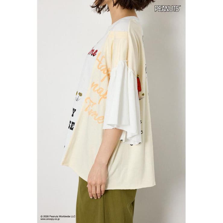 (PEANUTS)カスタムドッキングTシャツ | RODEO CROWNS WIDE BOWL | 詳細画像9 