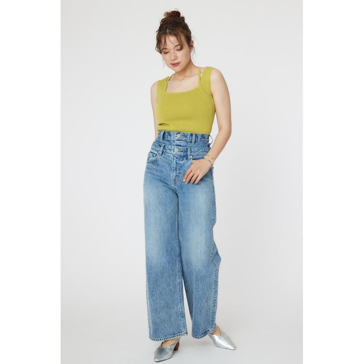 ダブルベルトウエストワイドパンツ | RODEO CROWNS WIDE BOWL | 詳細画像5 