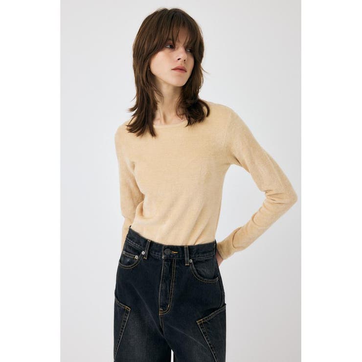 VELOUR TOUCH ロングスリーブトップス | MOUSSY OUTLET | 詳細画像4 