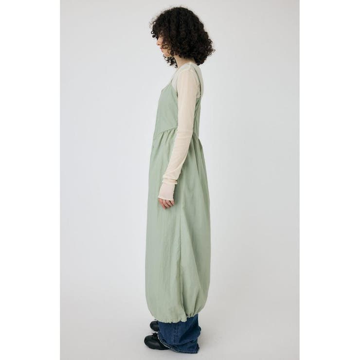 FRONT ZIP NYLON キャミドレス | MOUSSY OUTLET | 詳細画像12 