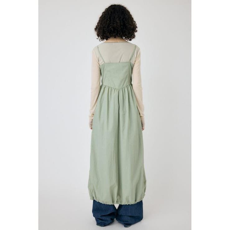 FRONT ZIP NYLON キャミドレス | MOUSSY OUTLET | 詳細画像13 