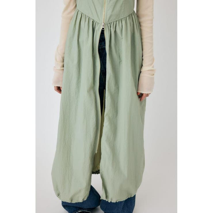FRONT ZIP NYLON キャミドレス | MOUSSY OUTLET | 詳細画像17 