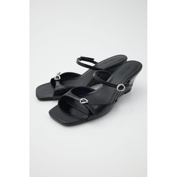DOUBLE BELTED WEDGE サンダル | MOUSSY OUTLET | 詳細画像3 
