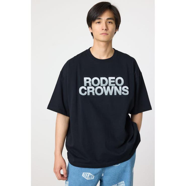 BLK | ブラシロゴTシャツ | RODEO CROWNS WIDE BOWL