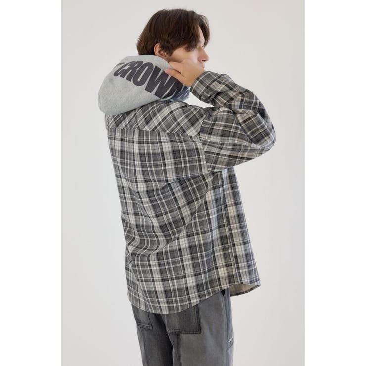 ボンディングフーデッドチェックシャツ | RODEO CROWNS WIDE BOWL | 詳細画像17 