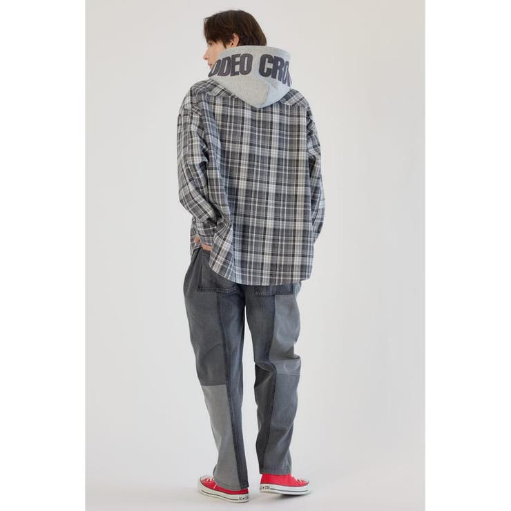 ボンディングフーデッドチェックシャツ | RODEO CROWNS WIDE BOWL | 詳細画像19 