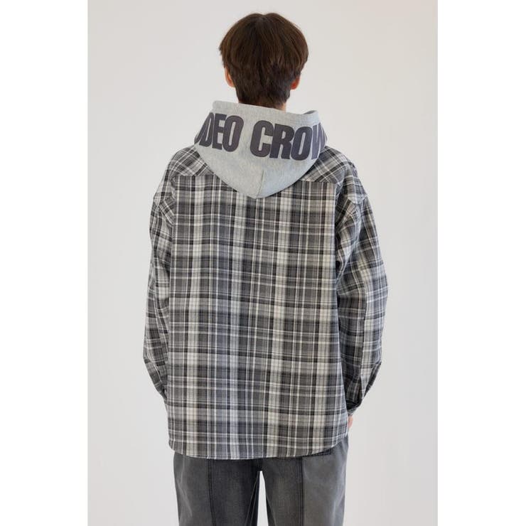 ボンディングフーデッドチェックシャツ | RODEO CROWNS WIDE BOWL | 詳細画像22 