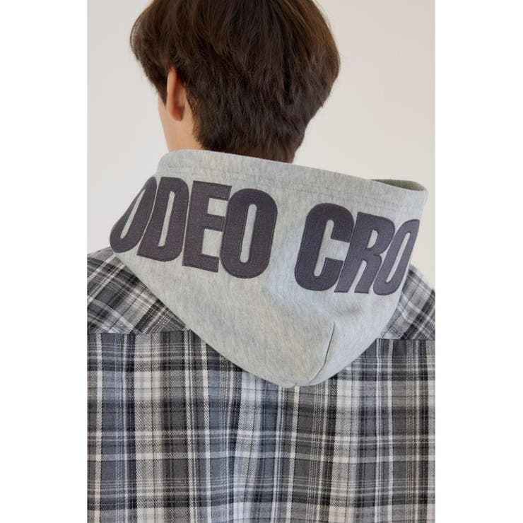 ボンディングフーデッドチェックシャツ | RODEO CROWNS WIDE BOWL | 詳細画像24 