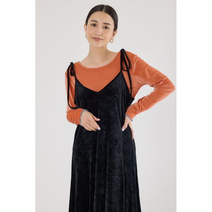 ベロアキャミワンピース | RODEO CROWNS WIDE BOWL | 詳細画像5 