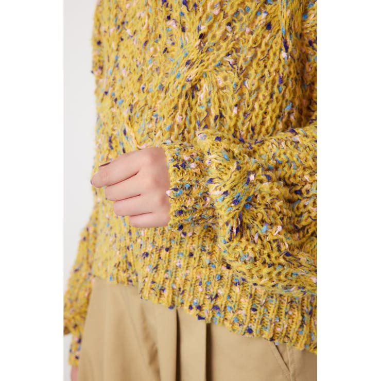 19180円 IRO＋IRO お天気カラーのドッキングWeatherトップス マルチカラーネップニット[品番：BJLW0029035]｜RODEO CROWNS