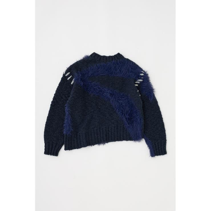 INTARSIA SLIT セーター | MOUSSY OUTLET | 詳細画像19 