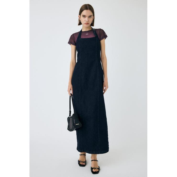 HALTER STRAP デニムドレス | MOUSSY OUTLET | 詳細画像5 