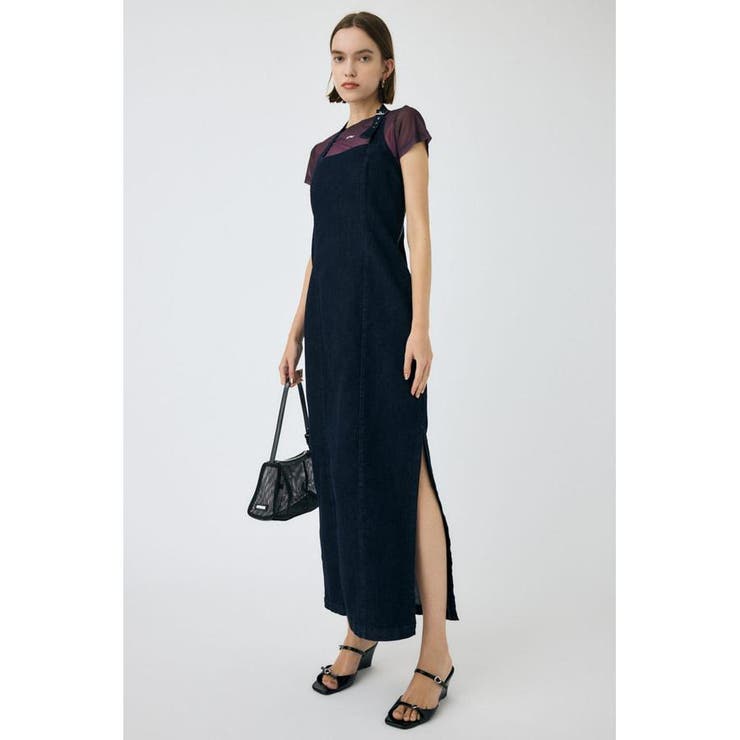 HALTER STRAP デニムドレス | MOUSSY OUTLET | 詳細画像6 