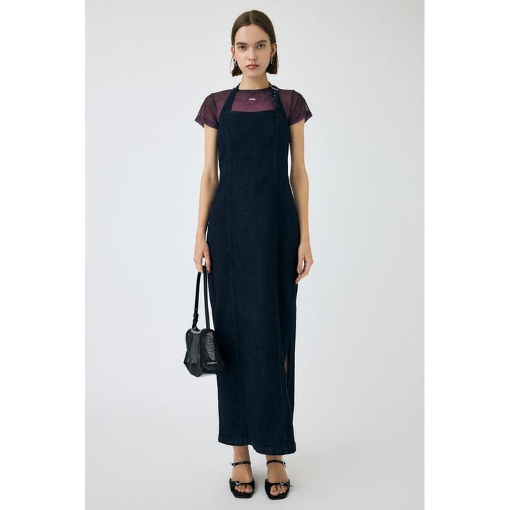 HALTER STRAP デニムドレス | MOUSSY OUTLET | 詳細画像7 