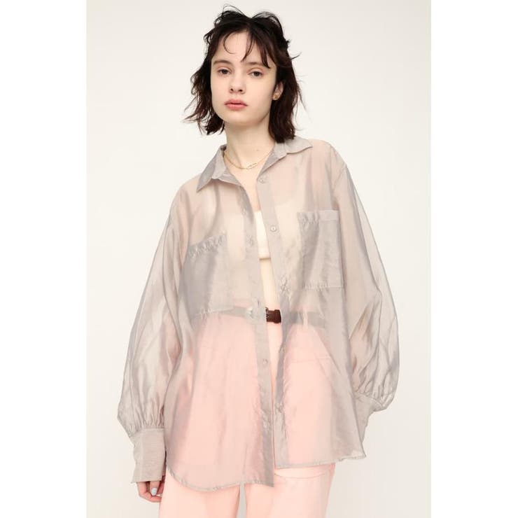 SHINY SHEER シャツ | SLY OUTLET | 詳細画像23 