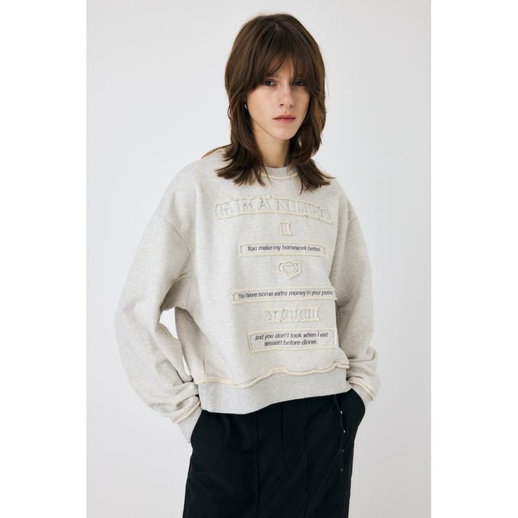 T.GRY | GRUNGE MESSAGE プルオーバー | MOUSSY OUTLET